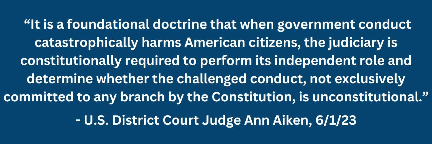 Judge Aiken Quote
